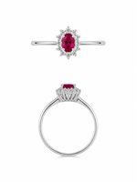 Anneau Salvatore Arzani Femme in Or Rubino 1D8DD